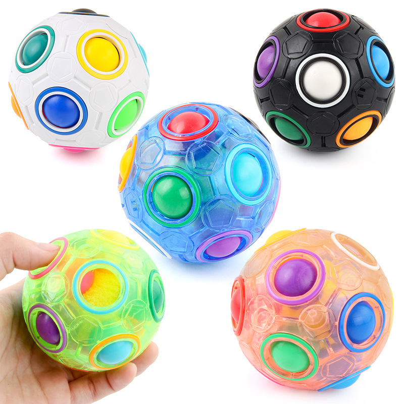 Brain Teaser Cube - Magiczna Kolorowa Kulka Puzzle Speed Cube