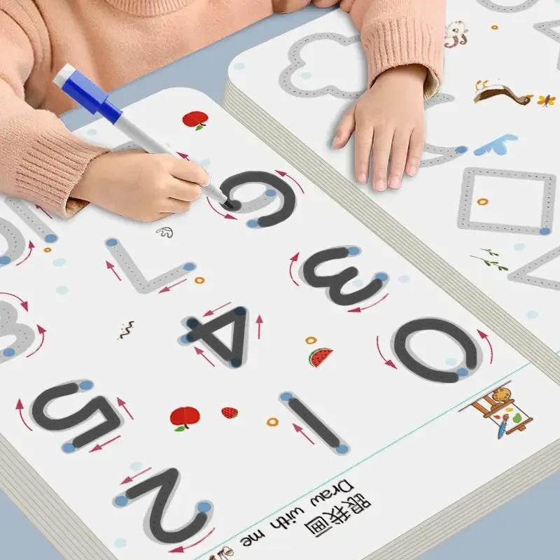 Kids Education Laptop - Magiczny zeszyt do ćwiczeń, edukacyjne książki