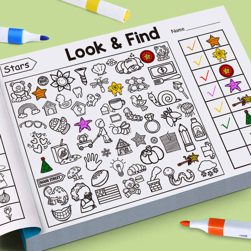 Kids Education Laptop - Książka do kolorowania dla dzieci z