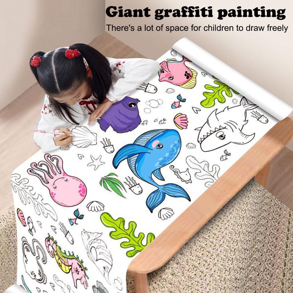 Kids Education Laptop - Rolka do rysowania dla dzieci papier