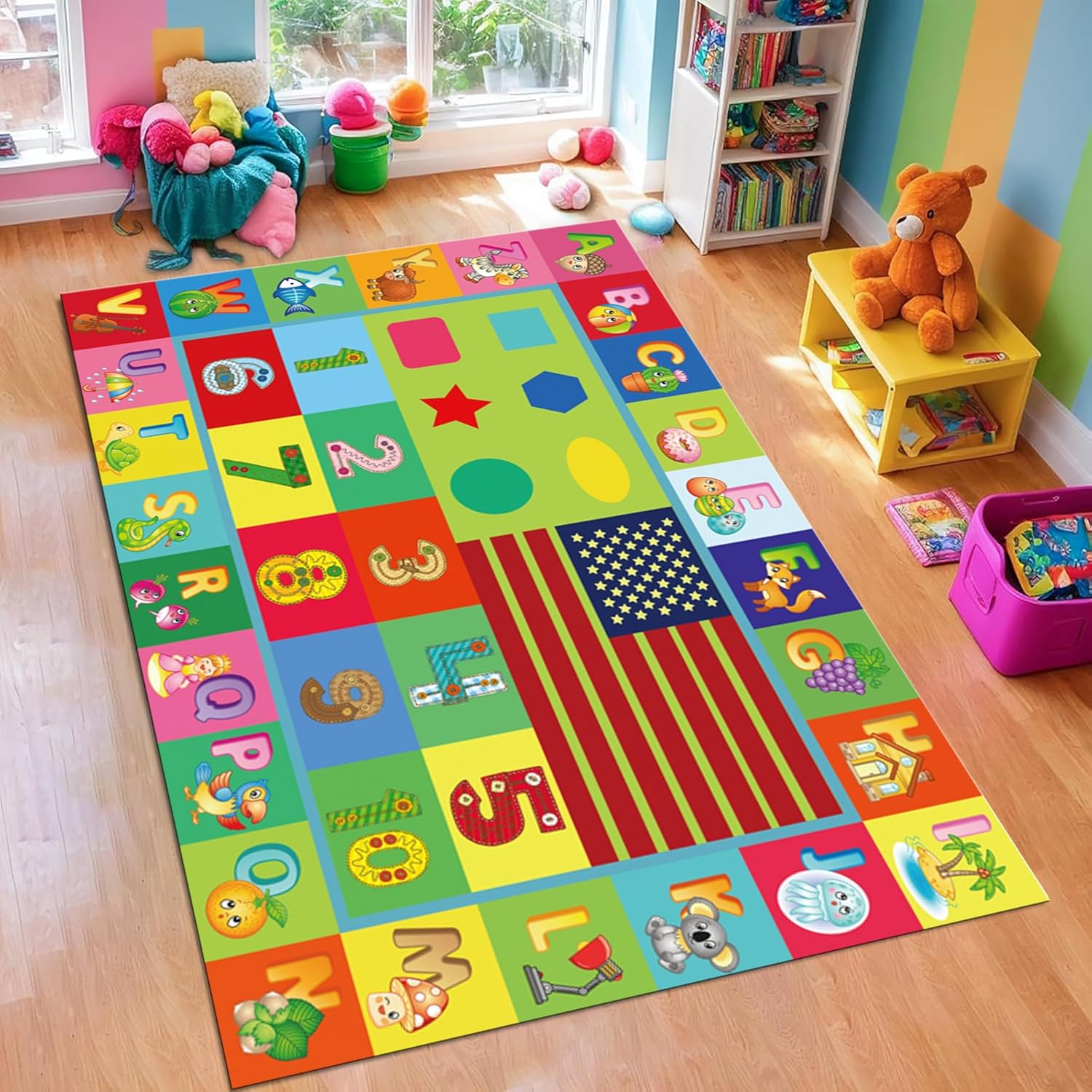 Abc Kids Early Education - Dywan do pokoju dziecięcego ABC Early