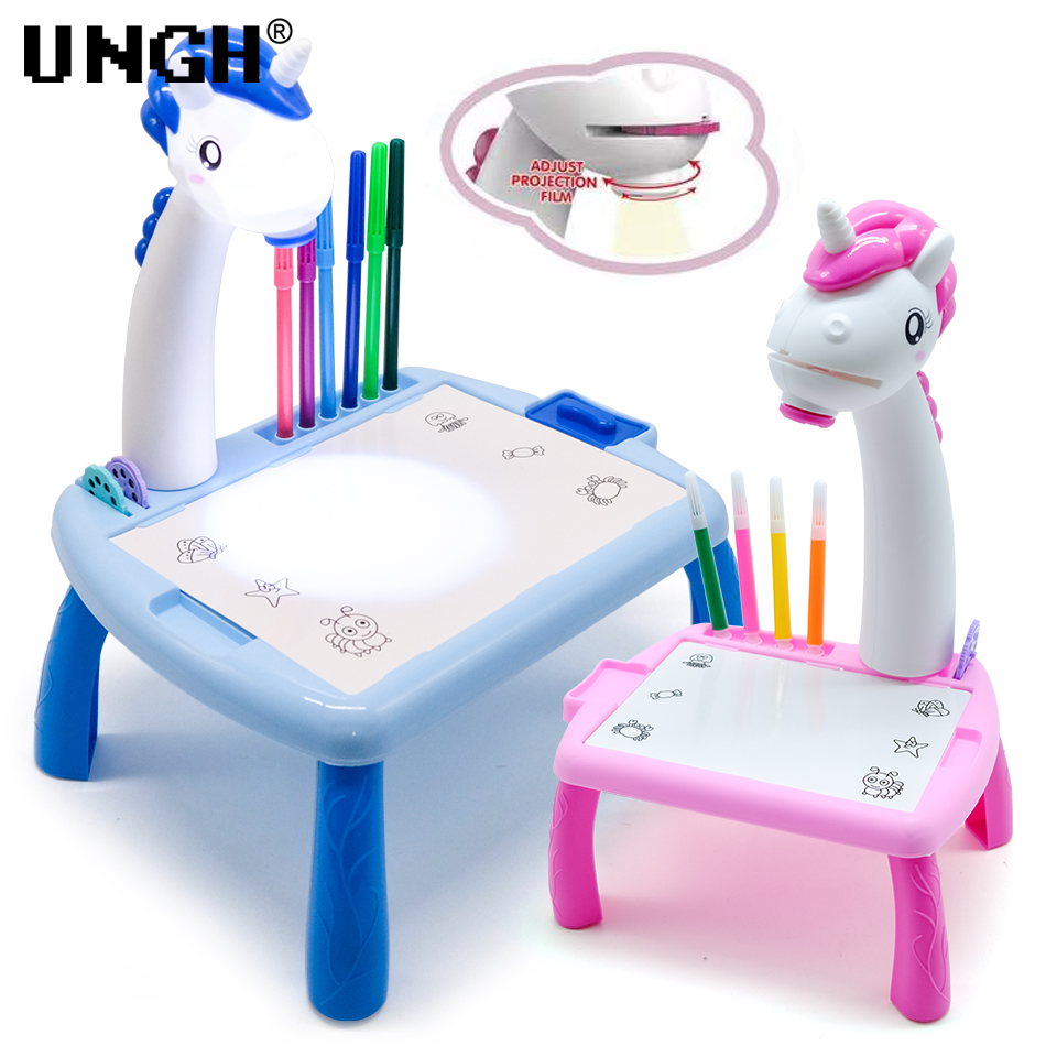 Drawing Projector Kids - UNGH Projektor LED dla dzieci stół
