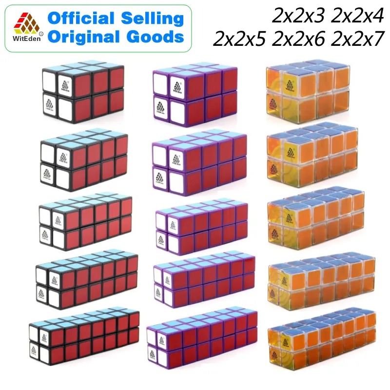 Brain Teaser Cube - WitEden prostopadłościan 2x2x3 2x2x4 2x2x5 2x2x6