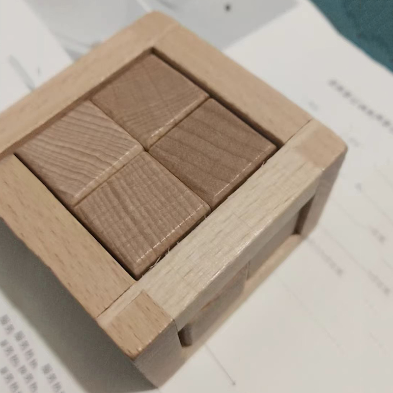 Brain Teaser Cube - Edukacyjne zabawki rozwiązywania zagadek, układanka kostka,