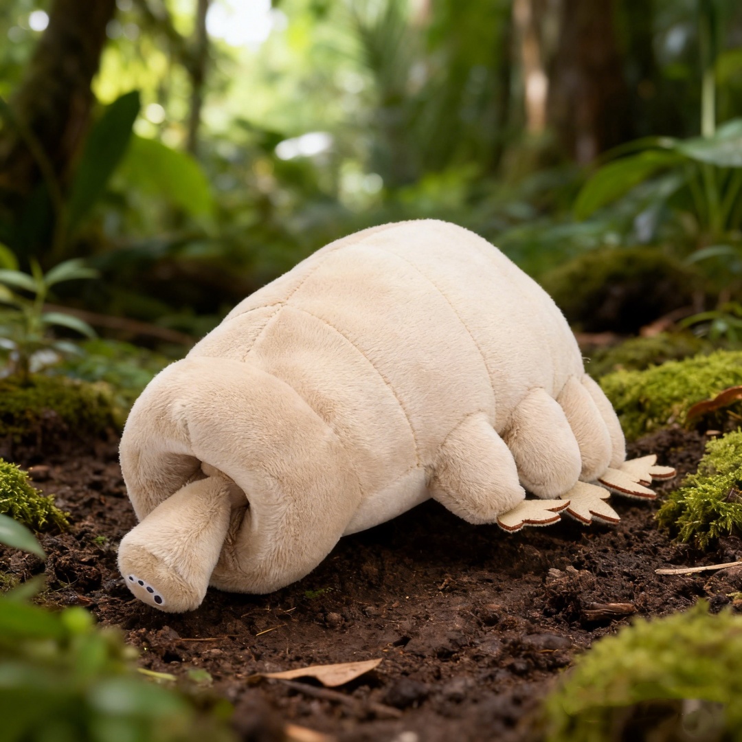Kids Education Movies - Pluszowa zabawka Tardigrada, miękka lalka Tardigrada,