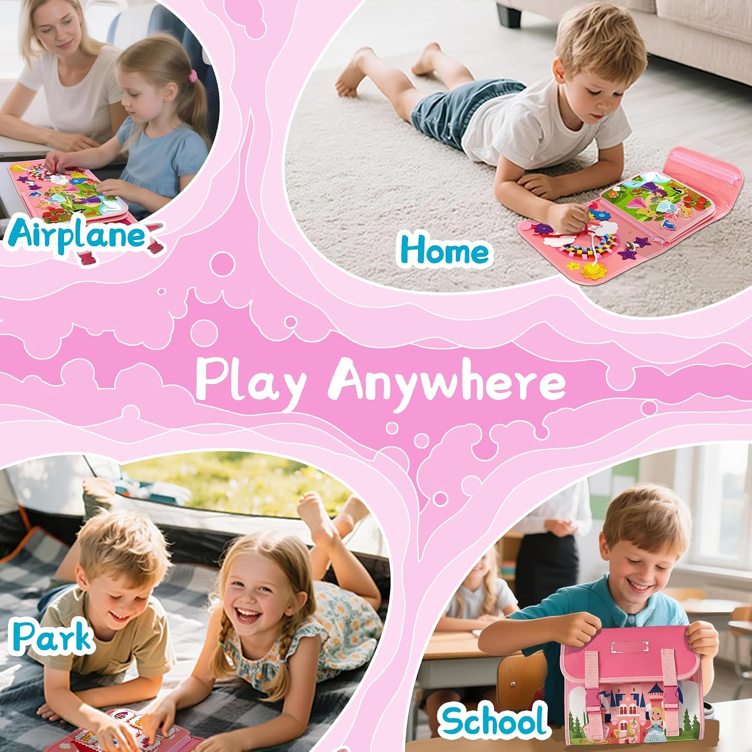 Zabawny plecak z zamkiem księż – Kids Education Activities recenzja i cena