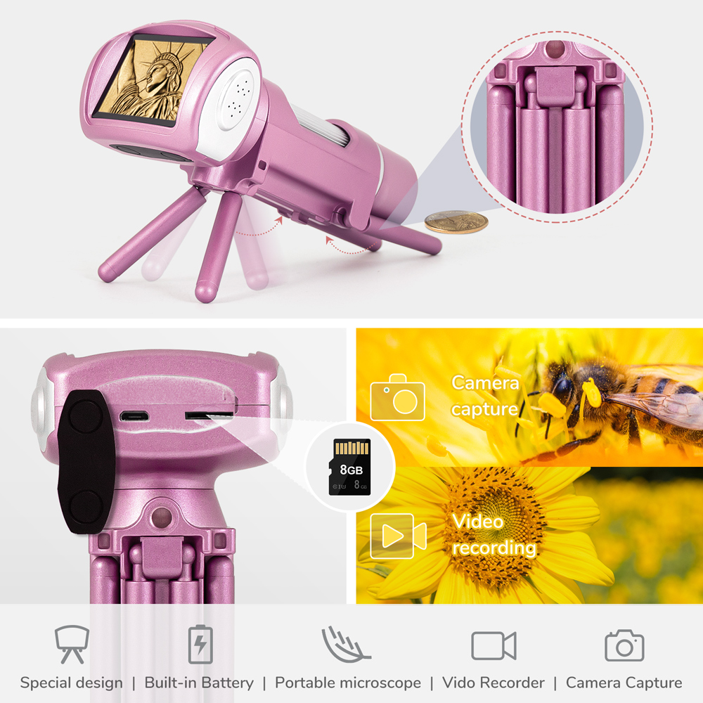 Mikroskop cyfrowy Andonstar 50 – Kids Educational Videos recenzja i cena