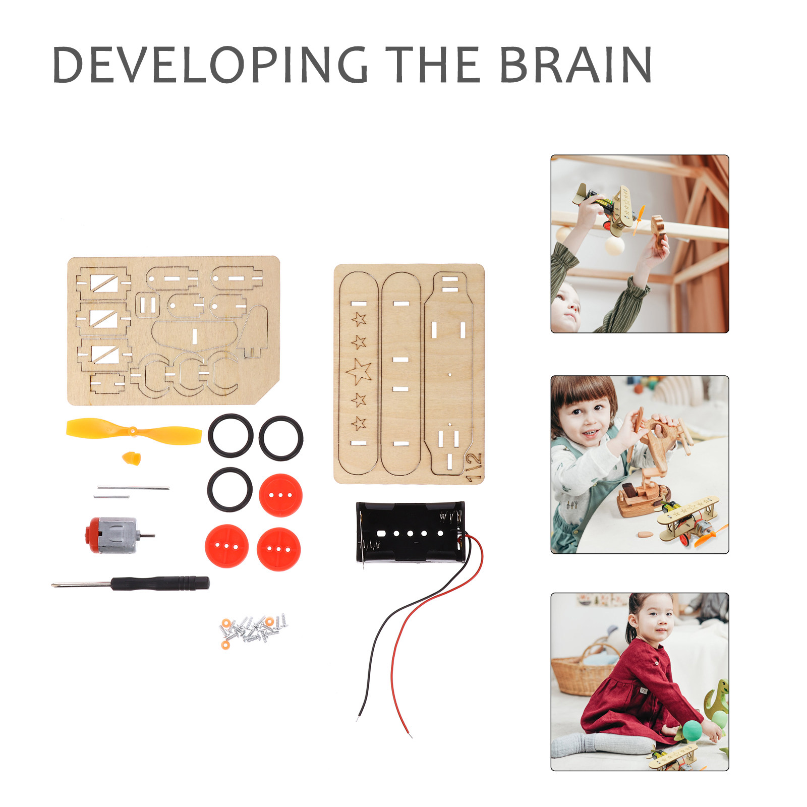 1 zestaw drewnianego zestawu d – Kids Education Activities recenzja i cena