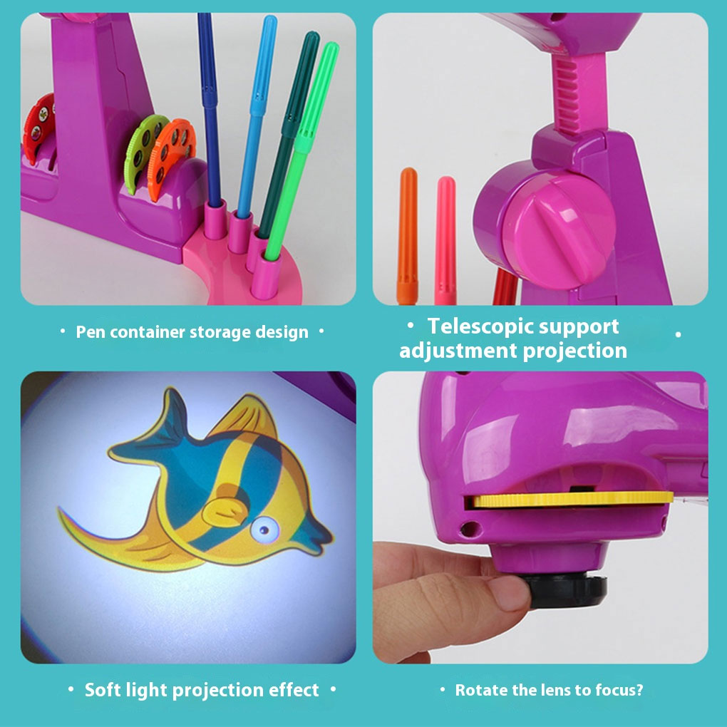 Edukacyjny stół do rysowania d – Drawing Projector Kids recenzja i cena