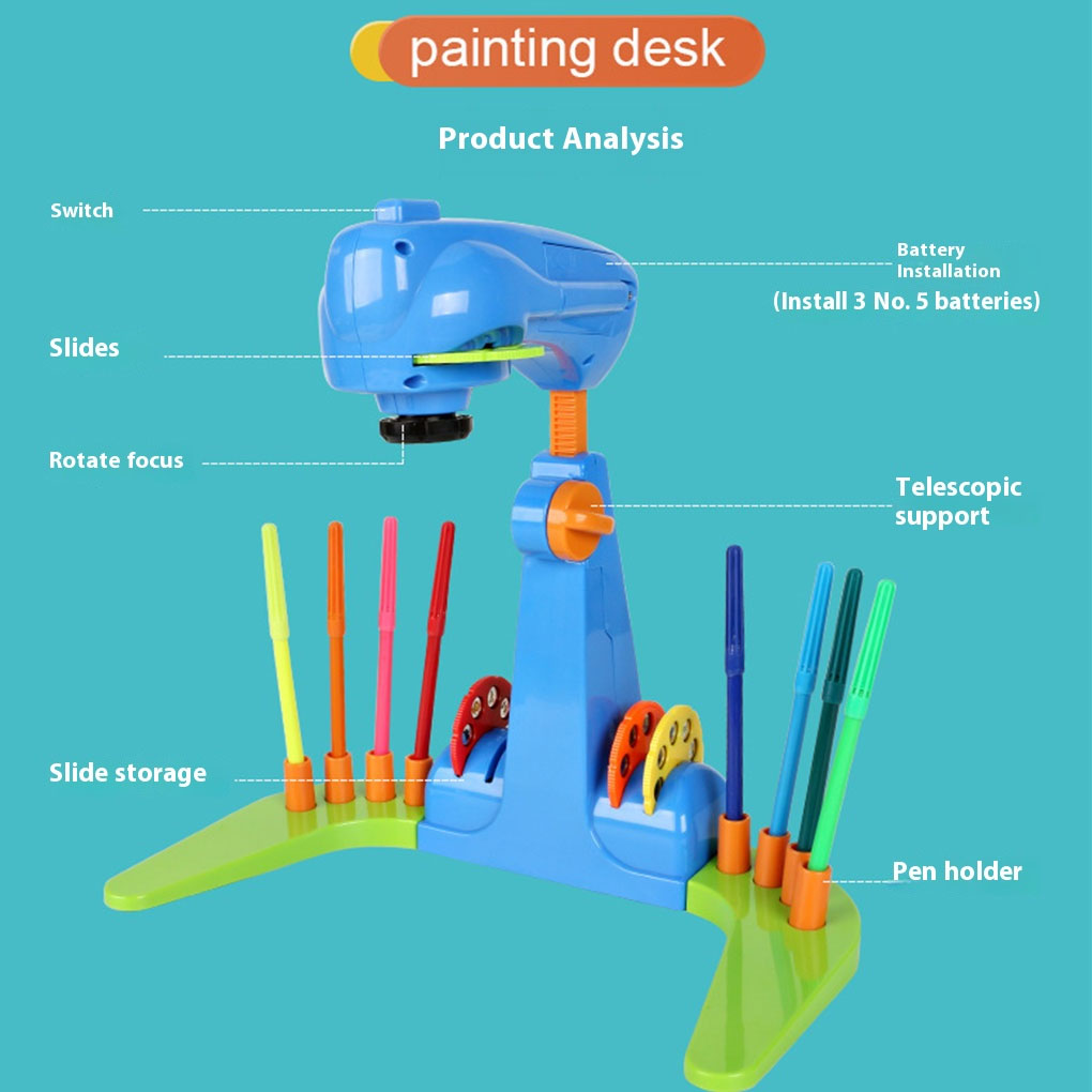 Edukacyjny stół do rysowania d – Drawing Projector Kids recenzja i cena