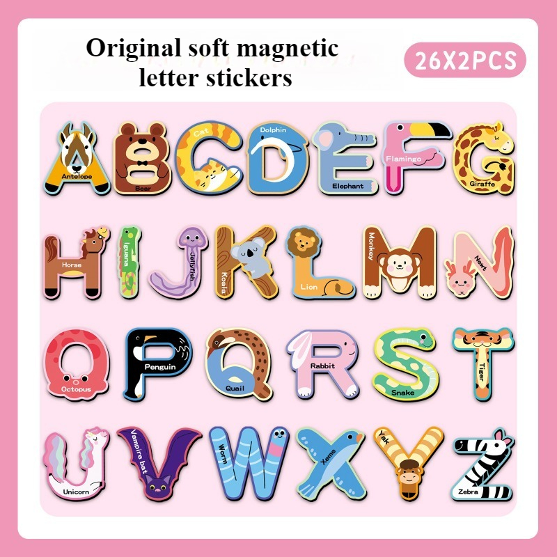 52 szt. Magnetyczne naklejki n – Abc Kids Early Education recenzja i cena