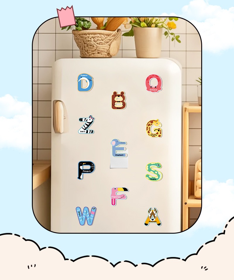 52 szt. Magnetyczne naklejki n – Abc Kids Early Education recenzja i cena