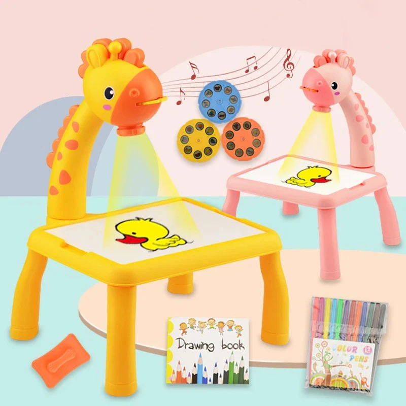 Projektor LED dla dzieci Stół  – Drawing Projector Kids recenzja i cena