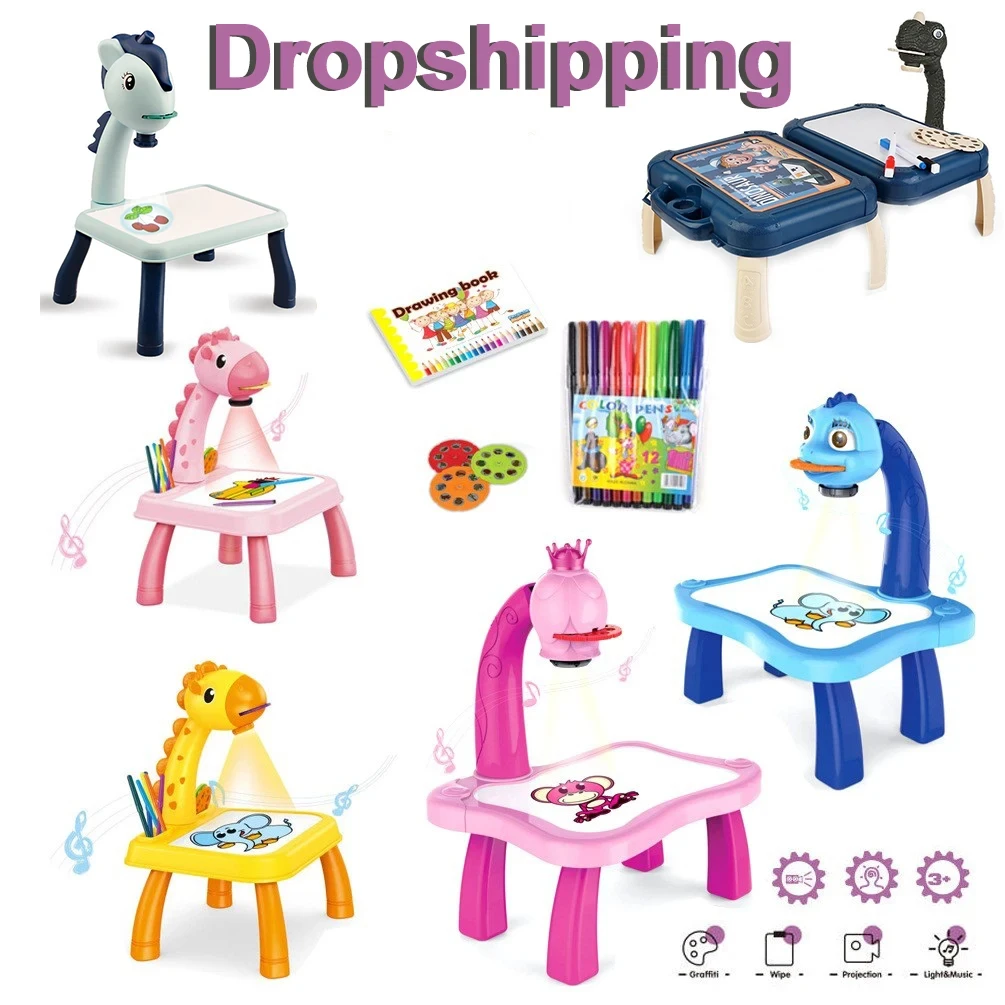 Projektor LED dla dzieci Stół  – Drawing Projector Kids recenzja i cena