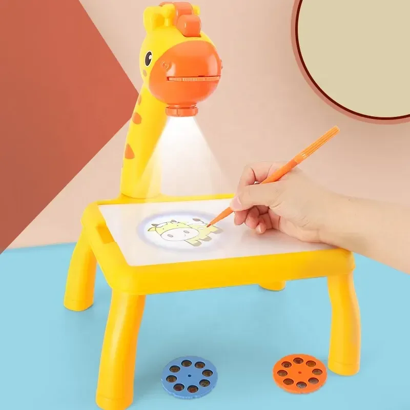 Tablica LED z projekcją, żyraf – Drawing Projector Kids recenzja i cena