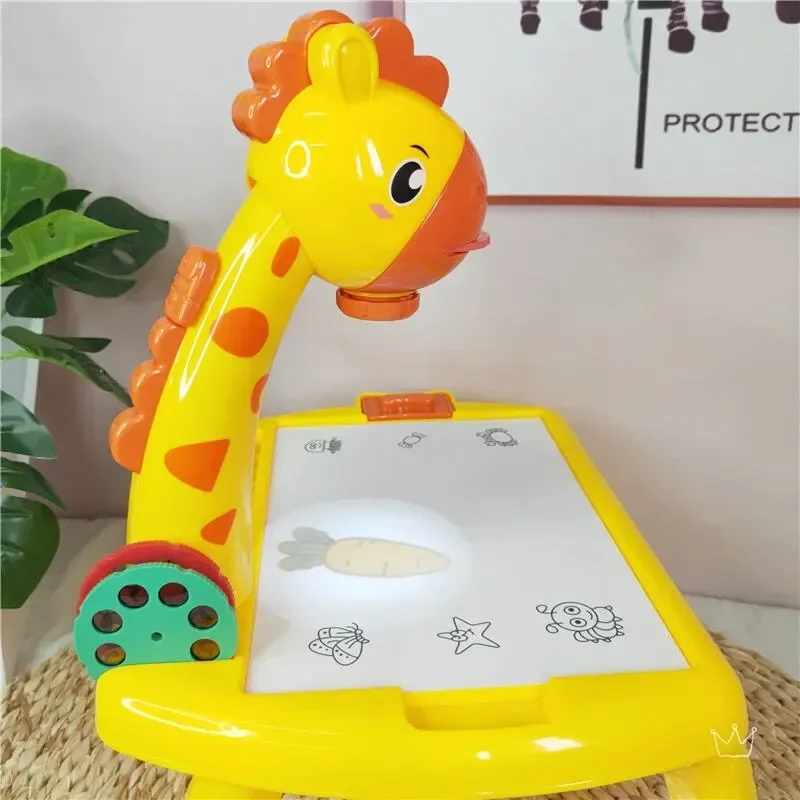 Tablica LED z projekcją, żyraf – Drawing Projector Kids recenzja i cena
