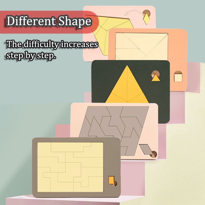 Drewniane puzzle geometryczne  – Brain Teaser Cube recenzja i cena