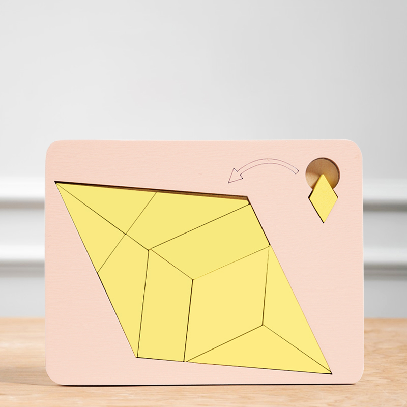 Drewniane puzzle geometryczne  – Brain Teaser Cube recenzja i cena